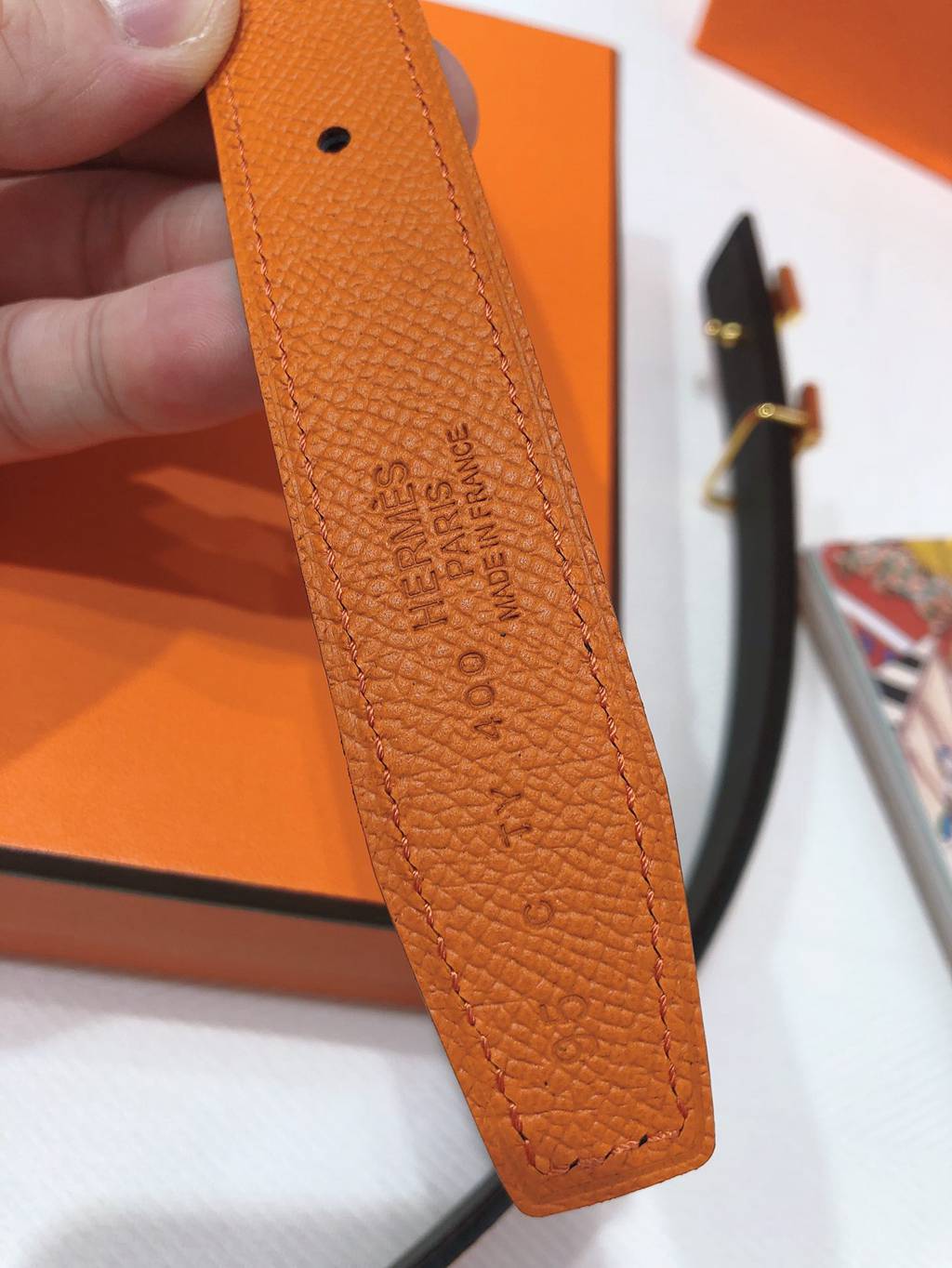 H**mes belts 24mm
